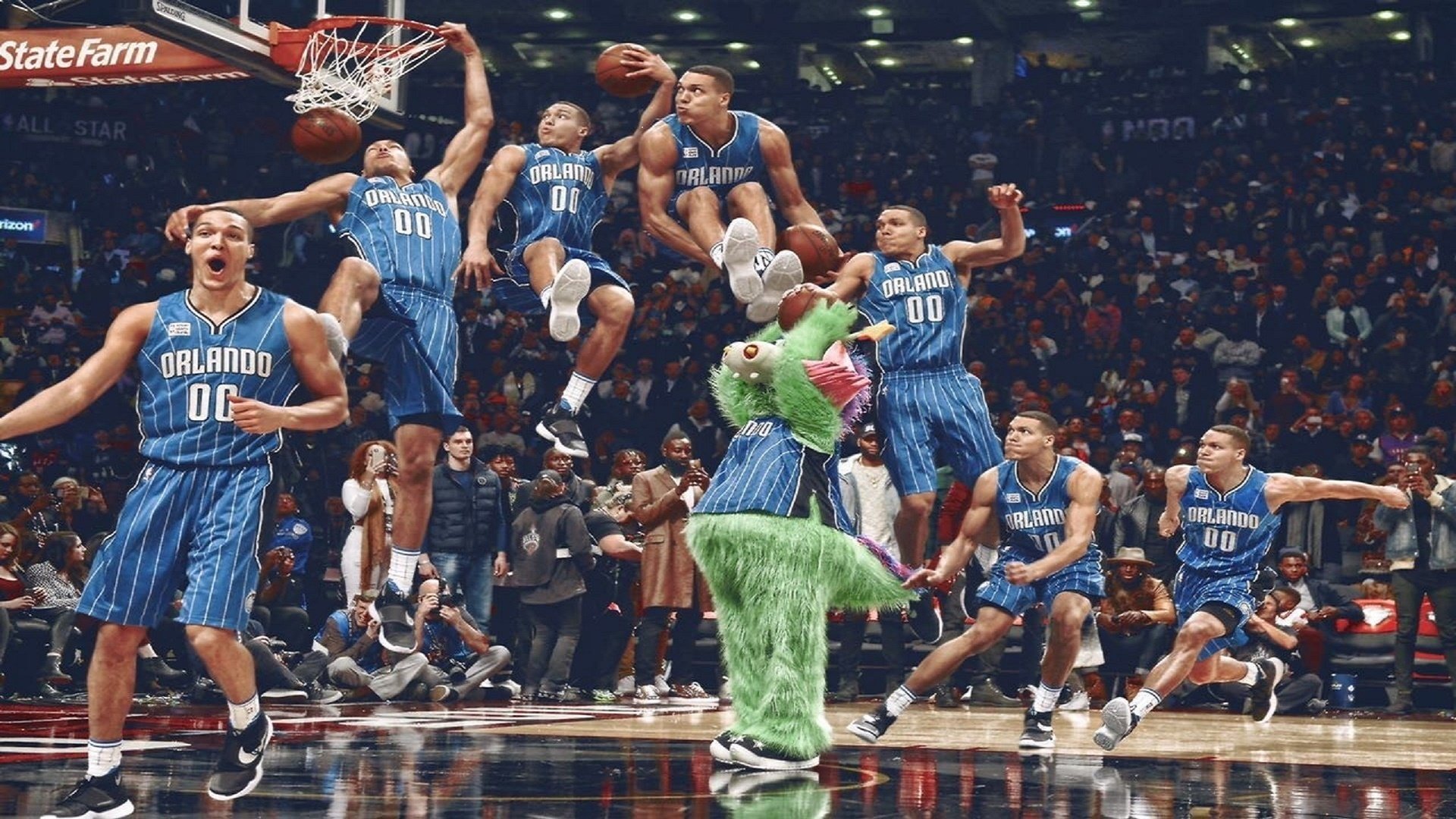 当篮球场化身F1赛道,马克西活塞式引擎,在密尔沃基弯道超车